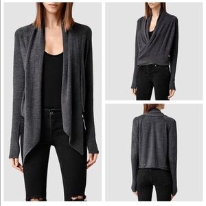 All Saints Sago Pirate Silk Blend Cardigan 2